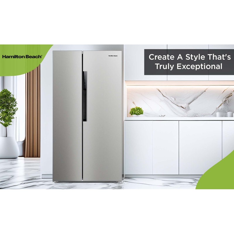 Hamilton Beach 15.6 Cu. Ft. Side-by-Side Frost Free Refrigerator